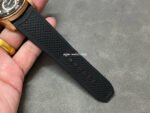 F5 Factory Cartier Calibre de Cartier Diver W7100052 42mm Rose Gold Rubber Strap Roman Numerals Black Dial - Image 9