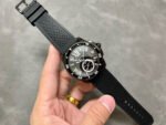 F5 Factory Cartier Calibre de Cartier Diver WSCA0006 42mm Steel Rubber Strap Roman Numerals Black Dial - Image 4