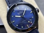 GF Factory Blancpain Fifty Fathoms Bathyscaphe 5000-0240-O52A 43mm Ceramic Textile Strap Blue Dial - Image 2