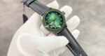 GF Factory Blancpain Fifty Fathoms Bathyscaphe 5005-0153-NABA 45mm Ceramic Textile Strap Green Dial - Image 4