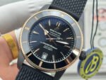 GF Factory Breitling Superocean Heritage B20 UB2010121B1S1 42mm Steel Rubber Strap Black Dial - Image 3