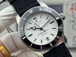 GF Factory Breitling Superocean Heritage ll AB201012.G827154A 42mm Steel Rubber Strap White Dial - Image 2