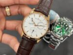 GF Factory Jaeger-LeCoultre Master Ultra Thin Réserve de Marche Q1372520 39mm Rose Gold Leather Strap Silver Dial - Image 3