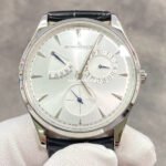 GF Factory Jaeger-LeCoultre Master Ultra Thin Réserve de Marche Q1378420 39mm Steel Leather Strap Silver Dial