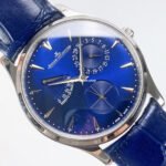 GF Factory Jaeger-LeCoultre Master Ultra Thin Réserve de Marche Q1378480 39mm Steel Leather Strap Blue Dial - Image 5