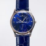 GF Factory Jaeger-LeCoultre Master Ultra Thin Réserve de Marche Q1378480 39mm Steel Leather Strap Blue Dial - Image 2