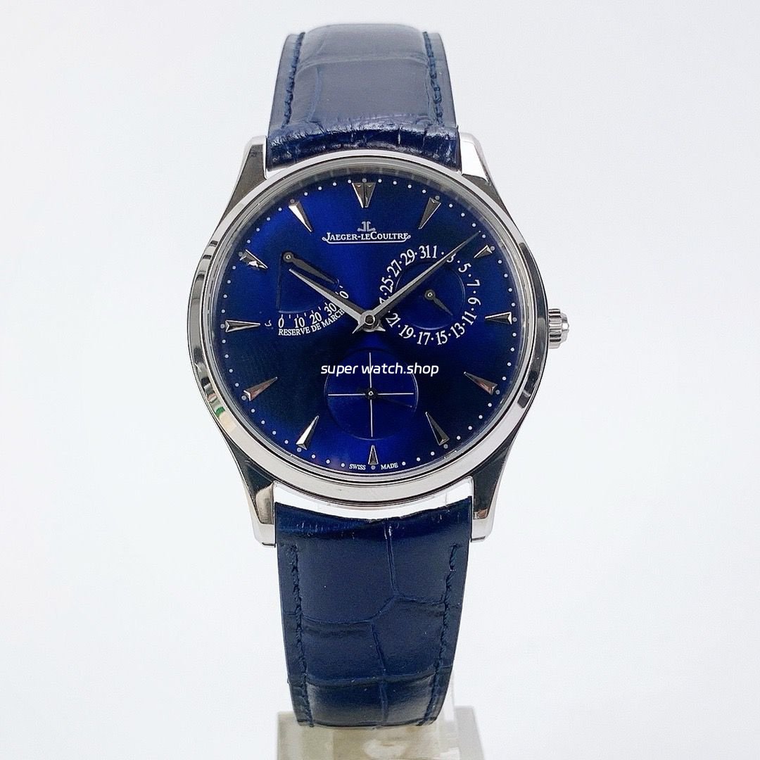 GF-Factory-Jaeger-LeCoultre-Master-Ultra-Thin-Reserve-de-Marche-Q1378480-39mm-Steel-Leather-1.jpg GF Factory Jaeger-LeCoultre Master Ultra Thin Réserve de Marche Q1378480 39mm Steel Leather Strap Blue Dial - Image 1