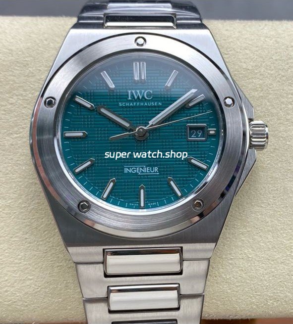 GH-Factory-IWC-Ingenieur-Automatic-IW328903-40mm-Full-Steel-Small-Grid-Green-Blue-Dial-6.jpg GH Factory IWC Ingenieur Automatic IW328903 40mm Full Steel Small Grid Green-Blue Dial - Image 1