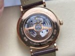 GR Factory IWC Portofino Complete Calendar 41mm Rose Gold Leather Strap Blue Dial - Image 7
