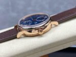 GR Factory IWC Portofino Complete Calendar 41mm Rose Gold Leather Strap Blue Dial - Image 6