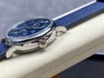GR Factory IWC Portofino Complete Calendar 41mm Steel Leather Strap Blue Dial - Image 6
