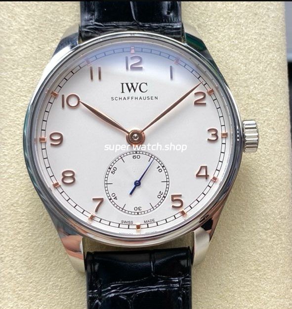GR-Factory-IWC-Portuguese-IW358303-40mm-Steel-Leather-Strap-Arabic-Numerals-Silver-Dial-8.jpg GR Factory IWC Portuguese IW358303 40mm Steel Leather Strap Arabic Numerals Silver Dial - Image 1
