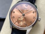 GR Factory IWC Portuguese IW358313 40mm Steel Leather Strap Arabic Numerals Bronze Dial - Image 3