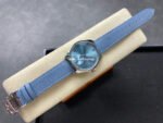 GR Factory IWC Portuguese IW358402 40mm Steel Leather Strap Arabic Numerals Ice Blue Dial - Image 4