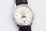 GR Factory Patek Philippe Annual Calendar 5396G-011 38mm White Gold Leather Strap Silver Dial - Image 2