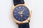 GR Factory Patek Philippe Annual Calendar 5396R-014 38mm Yellow Gold Leather Strap Blue Dial - Image 2