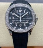 GR Factory Patek Philippe Aquanaut 5267/200A-001 38.8mm Steel Black Rubber Strap Black Dial