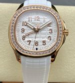 GR Factory Patek Philippe Aquanaut 5269/200R-001 38.8mm Rose Gold White Rubber Strap Arabic Numerals White Dial