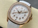 GR Factory Patek Philippe Aquanaut 5269/200R-001 38.8mm Rose Gold White Rubber Strap Arabic Numerals White Dial - Image 3
