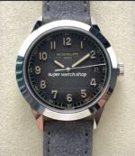 GR Factory Patek Philippe Calatrava 5226G-001 40mm White Gold Calf Skin Strap Arabic Numerals Grey Dial