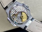 GR Factory Patek Philippe Nautilus 5712G 40mm Steel Leather Strap Grey Dial - Image 7