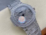 GR Factory Patek Philippe Nautilus 7118/1450G-001 35.2mm Full Diamond White Gold Diamond Dial - Image 2