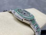 GR Factory Patek Philippe Nautilus 7118/1453G-001 35.5mm Full Green Jewelry White Gold Jewelry Dial - Image 5