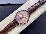 GR Factory Patek Philippe Perpetual Calendar 5320G-011 40mm White Gold Leather Strap Arabic Numerals Pink Dial - Image 4