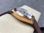 GR Factory Vacheron Constantin Moonphase Retrograde Date Overseas 41mm Rose Gold Rubber Strap Silver Dial - Image 5