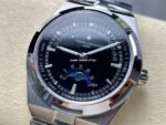 GR Factory Vacheron Constantin Moonphase Retrograde Date Overseas 41mm Full Steel Black Dial - Image 3