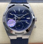 GR Factory Vacheron Constantin Overseas Dual Time 7900V-110A-B334 41mm Steel Rubber Strap Blue Dial