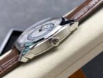 GR Factory Vacheron Constantin Quai de l'Ile 4500S/000A-B195 41mm Steel Brown Leather Strap Arabic Numerals Silver Dial - Image 6