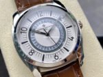 GR Factory Vacheron Constantin Quai de l'Ile 4500S/000A-B195 41mm Steel Brown Leather Strap Arabic Numerals Silver Dial - Image 2