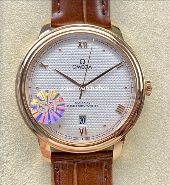GT-Factory-Omega-De-Ville-Co-Axial-434.53.40.20.02.001-40mm-Rose-Gold-Leather-4.jpg GT Factory Omega De Ville Co-Axial 434.53.40.20.02.001 40mm Rose Gold Leather Strap Rose Gold Point&Roman Number Silver Pupil Dial - Image 1