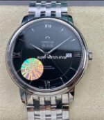 GT Factory Omega De Ville Prestige 424.10.40.20.01.001 39.5mm Full Steel Roman Number Black Dial