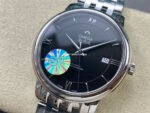 GT Factory Omega De Ville Prestige 424.10.40.20.01.001 39.5mm Full Steel Roman Number Black Dial - Image 3