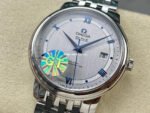 GT Factory Omega De Ville Prestige 424.10.40.20.02.001 39.5mm Full Steel Blue Roman Number Silver Dial - Image 3