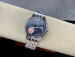 GT Factory Omega De Ville Prestige 424.10.40.20.03.002 39.5mm Full Steel Roman Number Blue Dial - Image 5