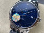 GT Factory Omega De Ville Prestige 424.10.40.20.03.003 39.5mm Full Steel Roman Number Blue Bear Dial - Image 3