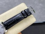 GT Factory Omega De Ville Prestige 424.13.40.20.02.001 39.5mm Steel Leather Strap Roman Number Silver Dial - Image 8