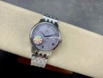 GT Factory Omega De Ville Prestige 424.13.40.20.06.002 39.5mm Full Steel Blue Roman Number Silver Web Weaving Dial - Image 5