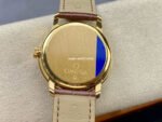 GT Factory Omega De Ville Prestige 424.53.40.20.02.002 39.5mm Gold Leather Strap Gold Roman Number Silver Dial - Image 7