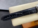 GT Factory Omega De Ville Prestige 424.53.40.20.04.001 39.5mm Steel Leather Strap Blue Roman Number Silver Dial - Image 9