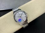GT Factory Omega De Ville Prestige 434.10.40.20.02.001 40mm Full Steel Point Roman Number Silver Dial - Image 4