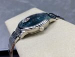 GT Factory Omega De Ville Prestige 434.10.40.20.10.001 40mm Full Steel Point Roman Number Green Dial - Image 6