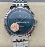 GT Factory Omega De Ville Prestige 434.10.40.20.10.001 40mm Full Steel Point Roman Number Green Dial