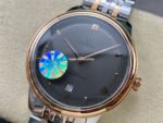 GT Factory Omega De Ville Prestige 434.20.40.20.06.001 40mm Half Rose Gold Steel Rose Gold Point Roman Number Grey Dial - Image 3