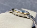 GT Factory Omega De Ville Prestige 434.20.40.20.52.001 40mm Half Gold Steel Gold Diamond Point Roman Number Silver Frosting Dial - Image 5