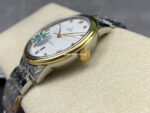 GT Factory Omega De Ville Prestige 434.20.40.20.52.001 40mm Half Gold Steel Gold Diamond Point Roman Number Silver Frosting Dial - Image 6