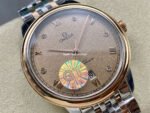 GT Factory Omega De Ville Prestige 434.20.40.20.59.001 40mm Half Rose Gold Steel Rose Gold Diamond Point Roman Number Champagne Dial - Image 2
